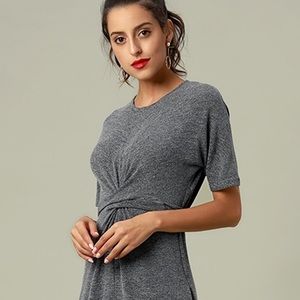 Lush Criss Cross Front Maxi Dress